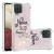 Samsung Galaxy A12 Glitter Liquid Case - Never Stop Pink