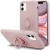 iPhone 12 /12 Pro Magnetic Ring Holder Cover Rosegold | 6.1-inch