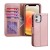 iphone 12 Pro Max Leather Wallet Case | Rose Gold