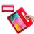 Samsung Galaxy Tab  A7 Lite 8.7 (2021) T220 Case for Kids Rubber shock Proof Cover with Handle Stand | Red