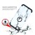 iPod Touch (5th/6th Generation) Hybrid Protector Marble Pattern Cover Black/White