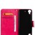 HTC 530 PU Leather Wallet Case Pink