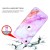 iPod Touch (5th/6th Generation) Hybrid Protector Marble Pattern Cover Pink