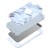 iPod Touch (5th/6th Generation) Hybrid Protector Marble Pattern Cover White/Grey