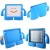 iPad 10.2 Inch 2019 Case  for Kids Rubber Shock Proof Cover with Carry Handle Blue