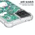 Samsung Galaxy A12 Glitter Liquid Case - Unicorn Green