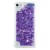 iPod Touch (5th/6th Generation) Glitter Liquid Clear Bling Case | Purple