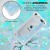 iPod Touch (5th/6th Generation) Glitter Liquid Clear Bling Case | Skyblue