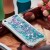 iPod Touch (5th/6th Generation) Glitter Liquid Clear Bling Case | Teal/Pink