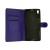 HTC 825 PU Leather Wallet Case Purple