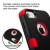 iPhone SE/5S/5 MyBat Natural Black/Red TUFF Hybrid Phone Protector Cover (with Stand)