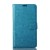 Samsung Galaxy Note 4 PU Leather Wallet Case Blue