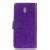 Nokia 3 PU Leather Wallet Case Purple
