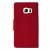 Samsung Galaxy S6 Canvas Wallet Case  Red
