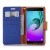 Samsung Galaxy A5(2016) Canvas Wallet Case  Blue