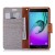 Samsung Galaxy A3(2017) Canvas Wallet Case  Grey