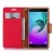 Samsung Galaxy A5(2017) Canvas Wallet Case  Red