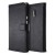 Motorola G4 Play PU Leather Wallet Case Black