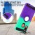 Huawei P Smart 2019 Multi Color Ring Armor Cover - Mint/Purple