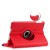 iPad Mini 1/2/3 - 360 Rotating Case Red