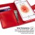 iPhone SE/5S/5 Bluemoon Wallet Case Red