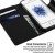 iPhone SE/5S/5 Canvas Wallet Case  Black