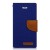 iPhone SE/5S/5 Canvas Wallet Case  Blue