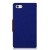 iPhone SE/5S/5 Canvas Wallet Case  Blue