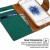 iPhone SE/5S/5 Canvas Wallet Case  Green