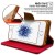 iPhone SE/5S/5 Canvas Wallet Case  Red
