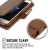 iPhone 13 Pro Max Bluemoon Wallet Case Brown