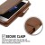 iPhone 11 Bluemoon Wallet Case Brown