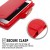 iPhone 15 Bluemoon Wallet Case Red