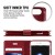 iPhone 13 Pro Bluemoon Wallet Case WineRed