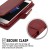 iPhone SE(2nd Gen) and iPhone 7/8 Case Bluemoon Wallet- WineRed