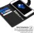 iPhone 6/6s  Bluemoon  Wallet Case Black