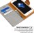 iPhone 6/6s Canvas Wallet Case  Grey