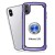 iPhone SE(2nd Gen) and iPhone 7/8 Clear Back Shockproof Cover With Ring Holder Purple
