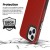 iPhone 12 / 12 Pro Dual Layer Rockee  Cover Red