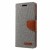 Samsung Galaxy J3(2017)  Canvas Wallet Case  Grey