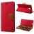 Samsung Galaxy J5(2017)  Canvas Wallet Case  Red