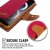 Samsung Galaxy Note 8 Canvas Wallet Case  Red