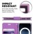 Samsung Galaxy Note 8 Sonata Wallet Case  Purple
