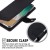 iPhone X Case Goospery Bluemoon Diary Case Black