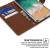 iPhone X Case Goospery Bluemoon Diary Case Brown
