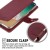 iPhone X Case Goospery Bluemoon Diary Case Wine Red