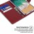 iPhone X Case Goospery Bluemoon Diary Case Wine Red