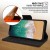 iPhone X Case Goospery Canvas Diary Case  Black