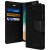 iPhone X Case Goospery Canvas Diary Case  Black