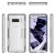 Samsung Galaxy Note 8 Ghostek Cloak 3  Series Cover Silver